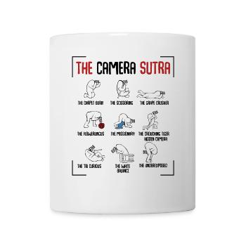 The Sutra Comic Panels Kunstwerk - Tasse - Weiß - Vorne