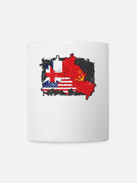 Secteurs de division de Berlin 1945 - Mug blanc - blanc