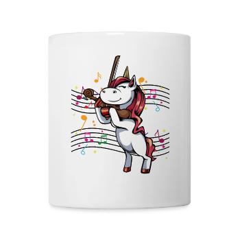 Unicorn Violin Music Magic - Mug - white - Front