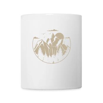 Hiking Camping Mountains - Mug - white - Front