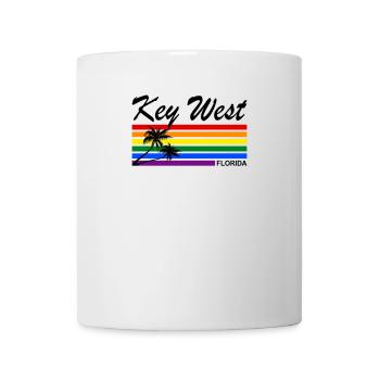 Key West Florida USA Rainbow Palm Holiday - Mug - white - Front