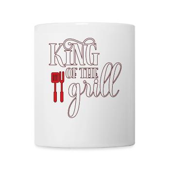 Grillkönig - Tasse - Weiß - Vorne