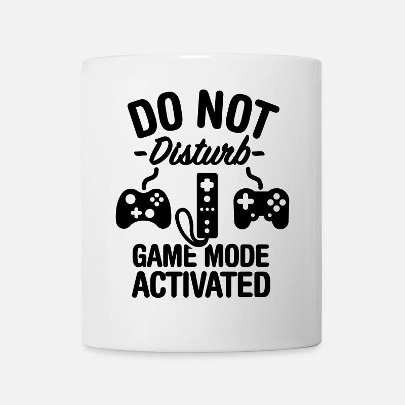 Do not disturb game mode activated - Mug blanc - blanc