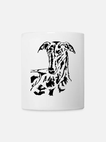 Tête de Galgo - Mug blanc - blanc