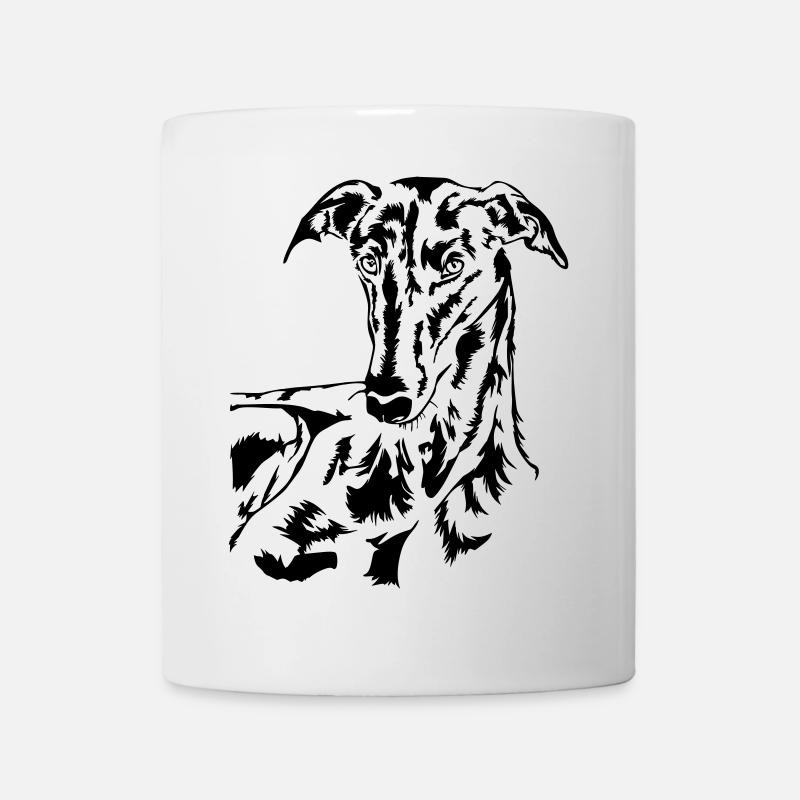 Tête de Galgo - Mug blanc - blanc