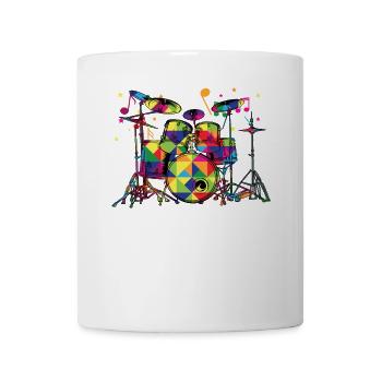Kaleidoscope Drums - Mug - white - Front