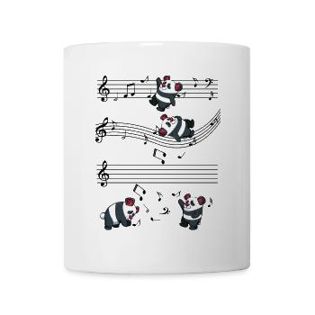 Panda Quartet in the game - Mug - white - Front