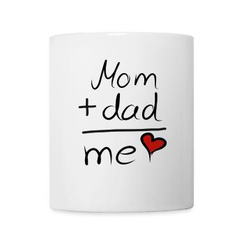 MOM DAD ME - Mug - white - Front