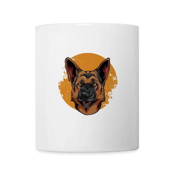 Leben ist Besser Mit Deutschem Schäferhund - Tasse - Weiß - Vorne