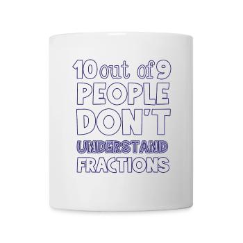 Mathe - Tasse - Weiß - Vorne