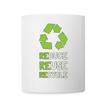 Environmental protection recycling - Mug - white - Front