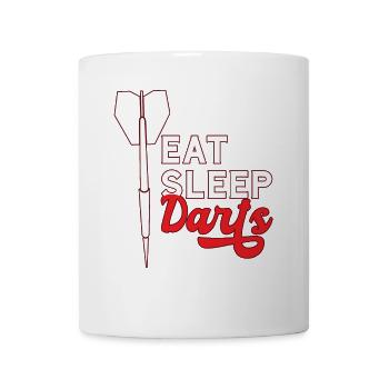 Fléchettes Motiv Mange Des Fléchettes pour le Sommeil - Mug blanc - blanc - Devant