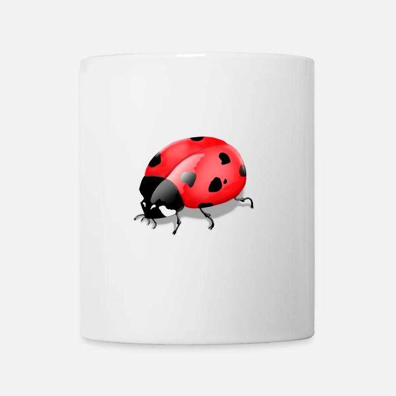 Imprimé insecte - Mug blanc - blanc