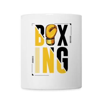 Boxing Boxer Boxing Glove Logo - Mug - white - Front