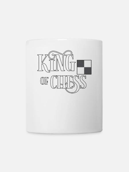 Schach Schachkönig - Tasse - Weiß