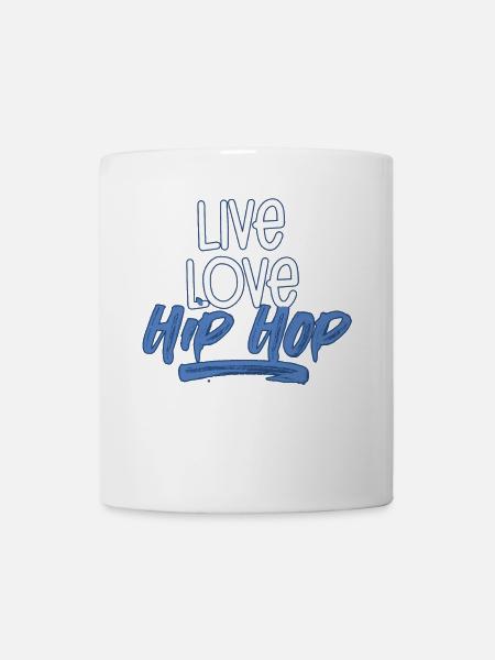 Hip Hop - Tasse - Weiß