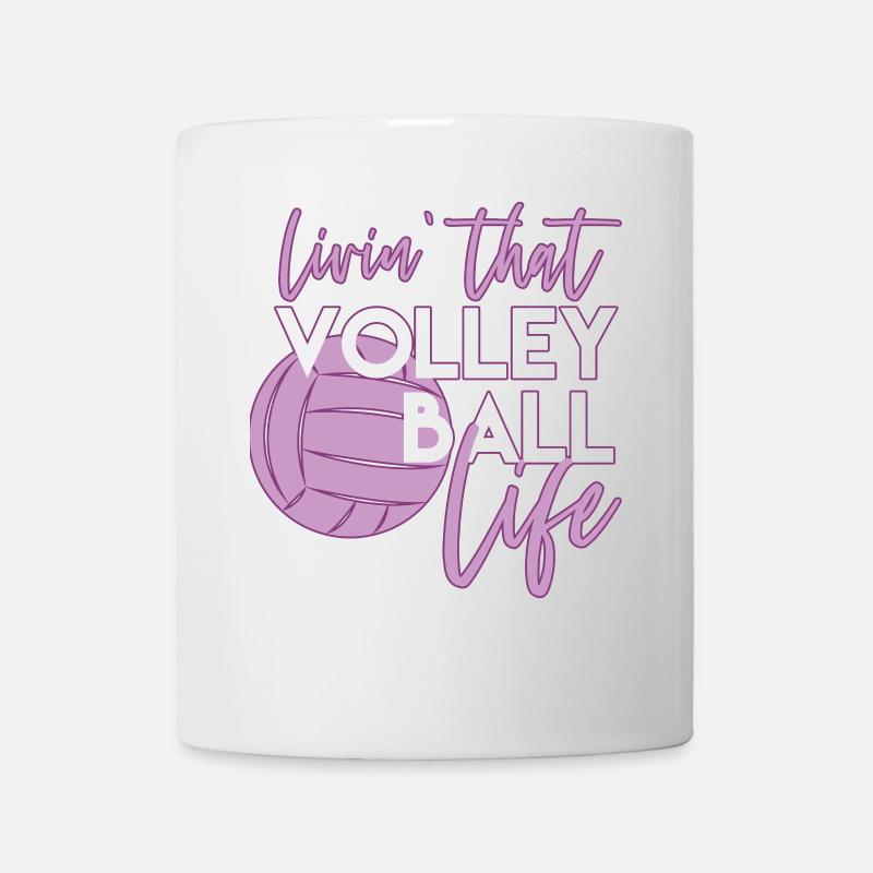 Volleyball - Tasse - Weiß