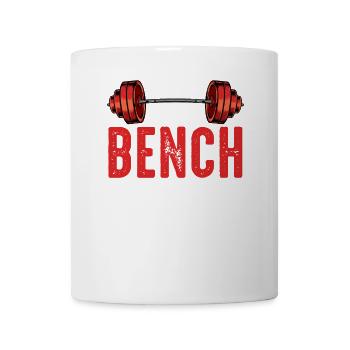 Bench Press Rage Motivator - Mug - white - Front