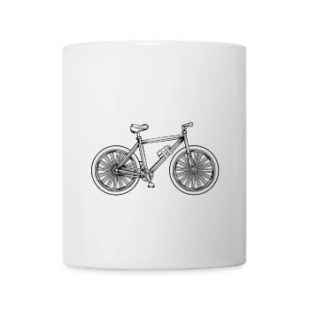 Sprocket Freedom – Bicycle Art - Mug - white - Front