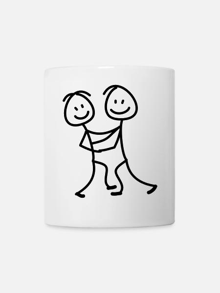 dancing - Mug - white