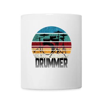 Batterie Drummer Drums Drummer Fun Gift - Mug blanc - blanc - Devant