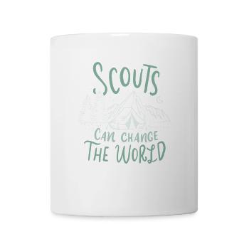 Scout camping tents gift - Mug - white - Front