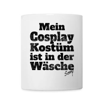 Cosplay Kostüm In Wäsche Anime Manga Cosplayer - Tasse - Weiß - Vorne