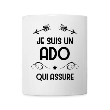 Teenager / Jugendliche / Jugendlicher / Kind - Tasse - Weiß - Vorne