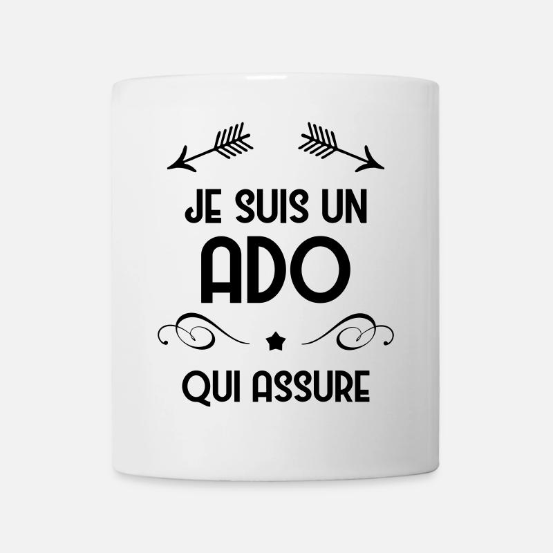 adolescent / enfant / ado / adolescente - Mug blanc - blanc
