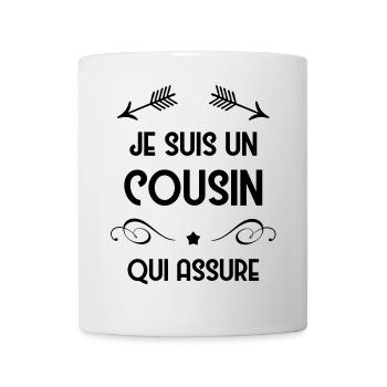 Onkel / Tante / Vetter / Cousin / Kusine - Tasse - Weiß - Vorne