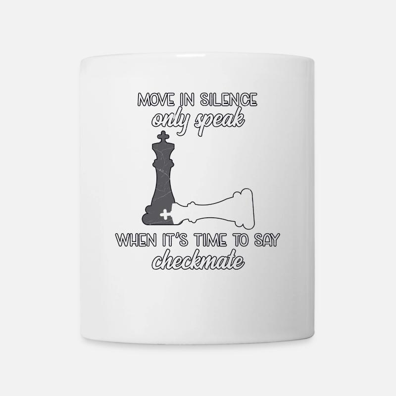 échec et mat - Mug blanc - blanc
