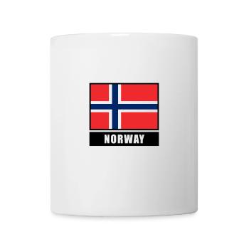 Norway Norwegian Flag Flag Norkap Fjord Oslo - Mug - white - Front