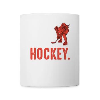 EAT SLEEP HOCKEY REPEAT - Tasse - Weiß - Vorne