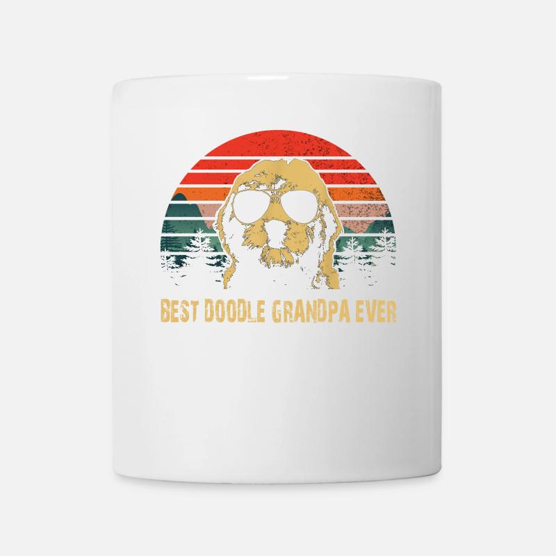 bester Doodle Opa aller Zeiten - Tasse - Weiß