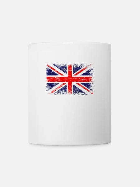 Great Britain British flag flag UK Union Jack - Mug - white