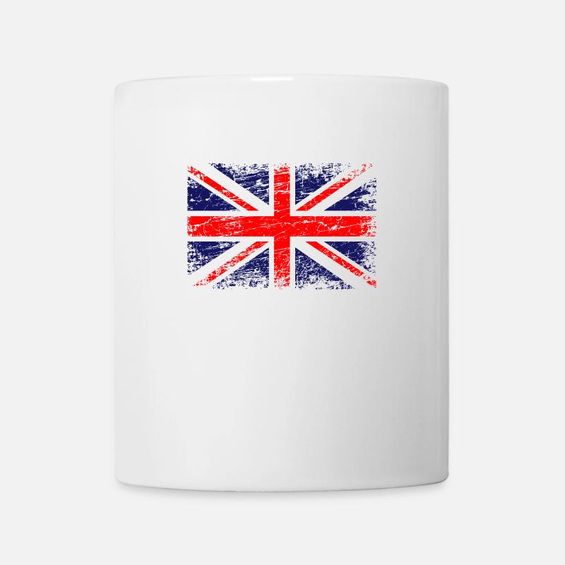 Great Britain British flag flag UK Union Jack - Mug - white
