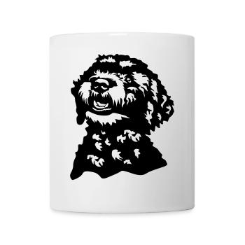 Tête Lagotto Romagnolo - Mug blanc - blanc - Devant