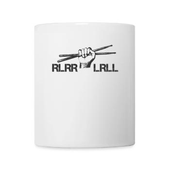 Drums Drummer Schlagzeuger - Single Paradiddle - Mug - white - Front