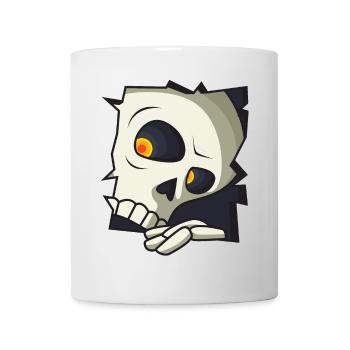 Skull - Mug - white - Front
