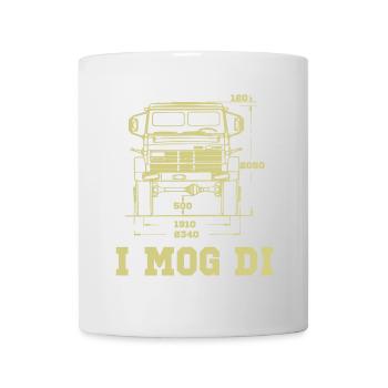 Unimog Gelaendefahrzeug Gelaendewagen - Tasse - Weiß - Vorne