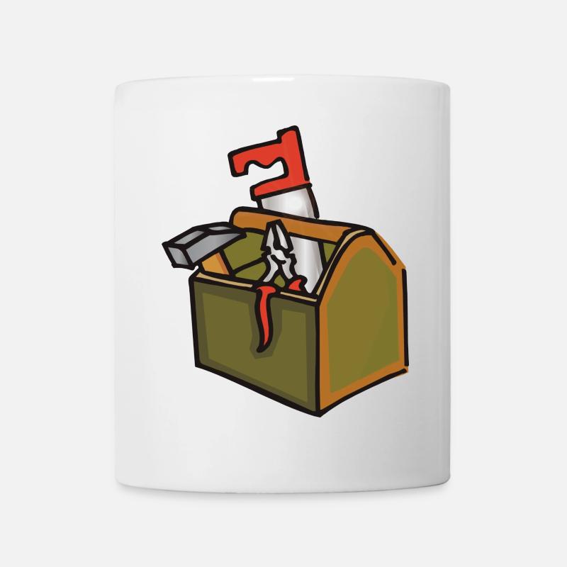 Werkzeugkiste - Tasse - Weiß