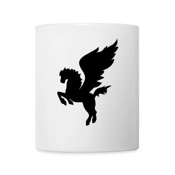 Pegasus Cheval volaille Mythologie grecque - Mug blanc - blanc - Devant