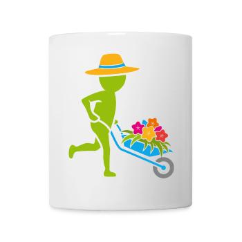 Gärtner / Gärtnerin - bunt - Tasse - Weiß - Vorne