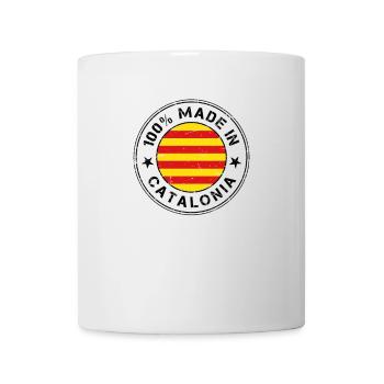 Made in Catalonia Catalan flag flag - Mug - white - Front