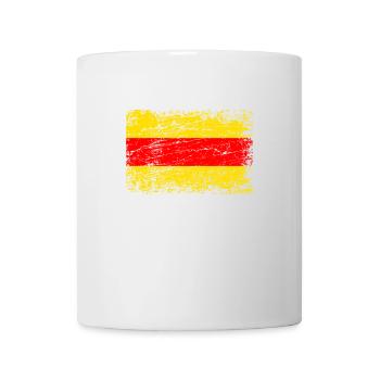 Baden Baden flag flag Badnerland used-look - Mug - white - Front