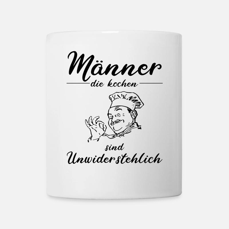 Männer die kochen sind unwiderstehlich - Tasse - Weiß