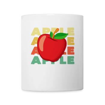 Pop Art Apple Illustration - Mug - white - Front