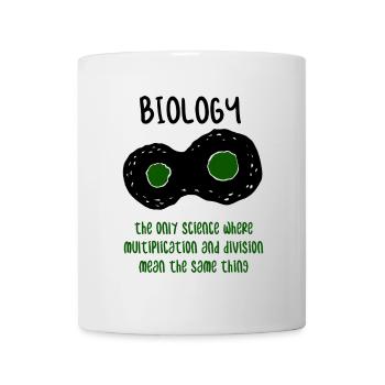 Cadeau de science de professeur de biologie - Mug blanc - blanc - Devant