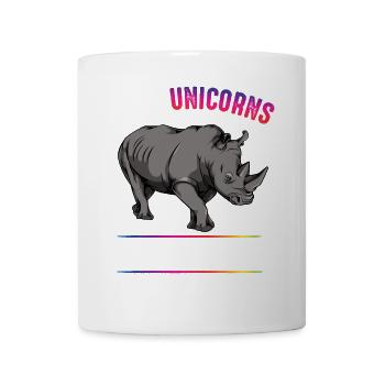 Real Unicorns have curves - Mug - white - Front