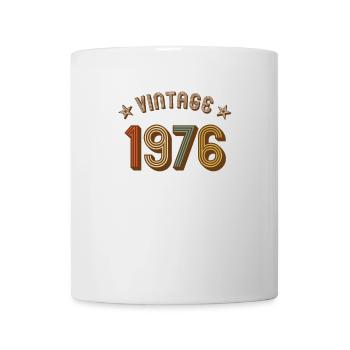 1976 Vintage Retro Jahrgang Geburtsjahr Geburtstag - Tasse - Weiß - Vorne